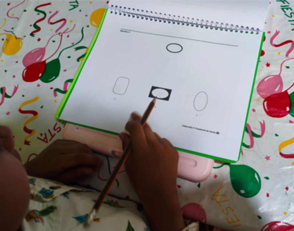 Evidencia gráfica Frostig 1